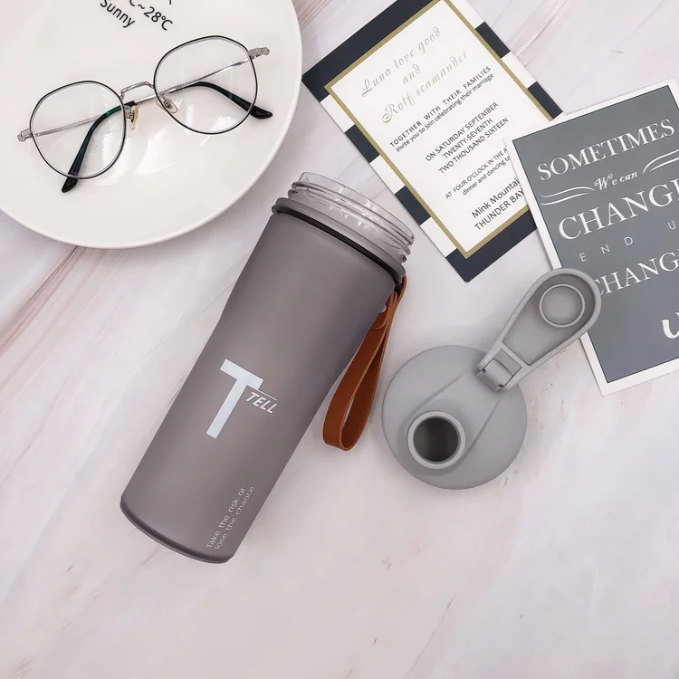 450ml With Sling Hydro Sport Sublimation Frosted Plastic Bottle For Bicycle