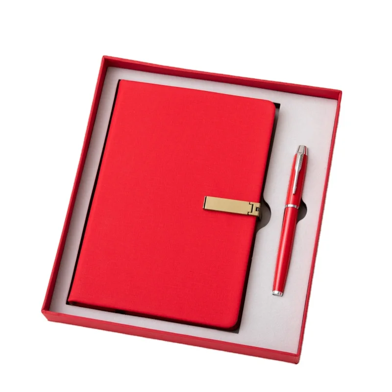 2025 High Quality Custom Diary Notebook Gift Set Luxury Pu Leather Gift Set Notebook And Pen Notebook Gift Set With High Quality