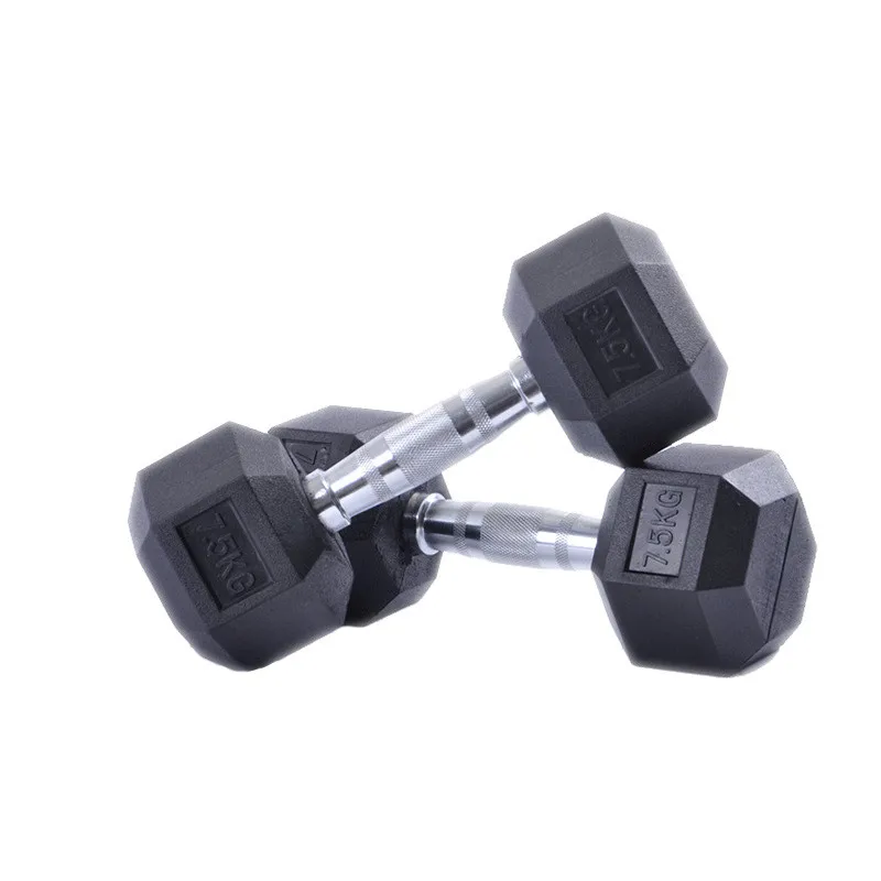 Wholesale Cheap Gym Home, 10Kg 20Kg 5 Lb To 100 Lbs Weight Lifting Iron Rubber Hex Dumbbell Dumbells Set/