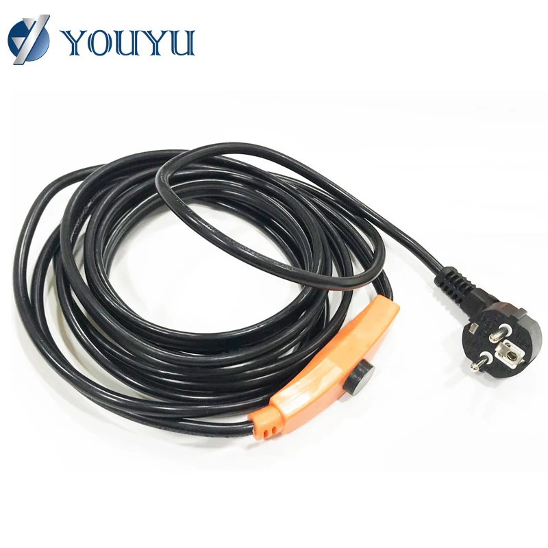 Установите простой нагревательный Кабель с разъемом