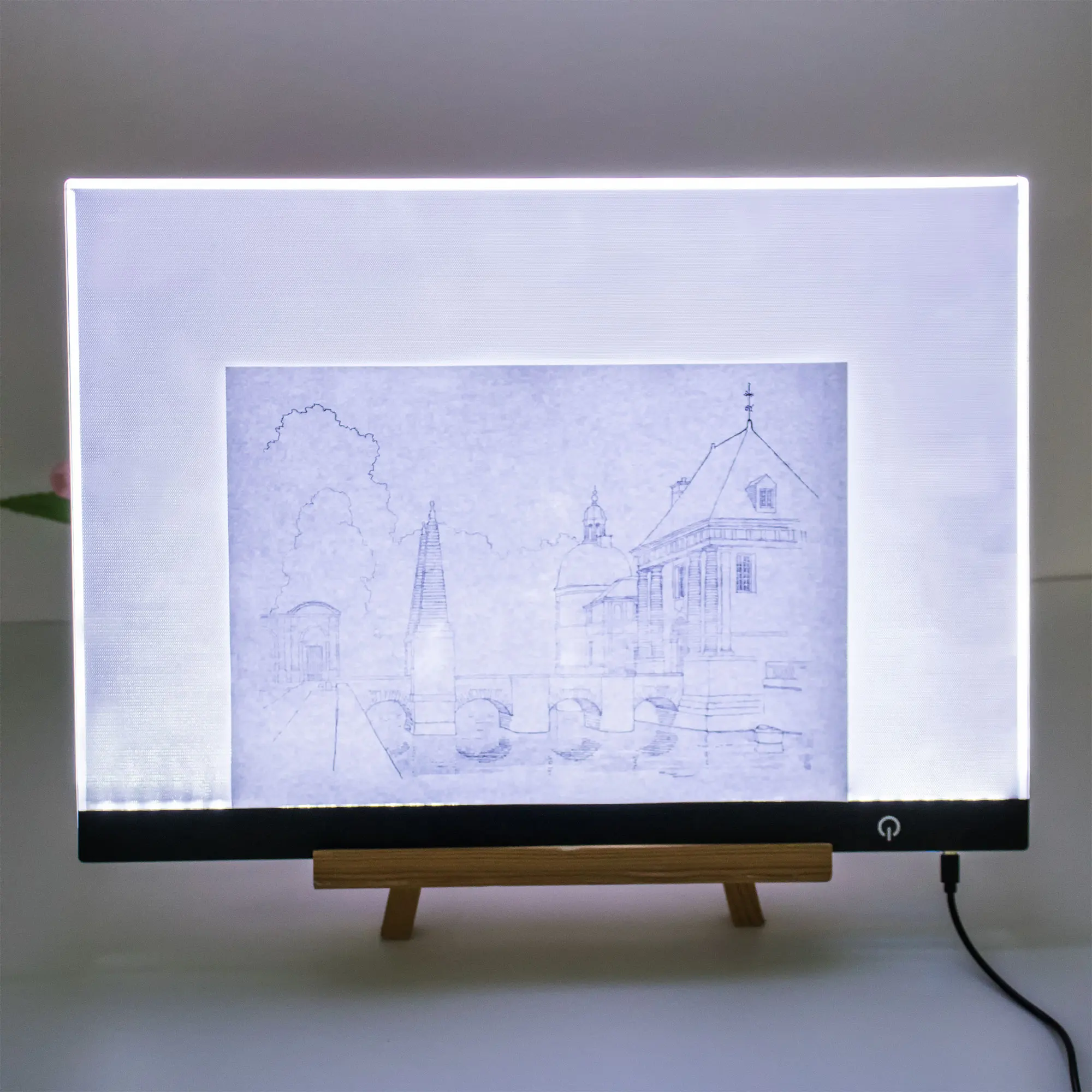 Ultra-thin A3 led tracing board light up tracing led light pad adjustable brightness led drawing sketch board