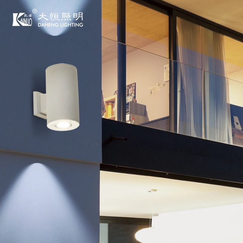 IP65 Waterproof Aluminum 10W*2 Marine Outdoor Wall Lights LED round Shape Bulkhead Light  DHK-9206