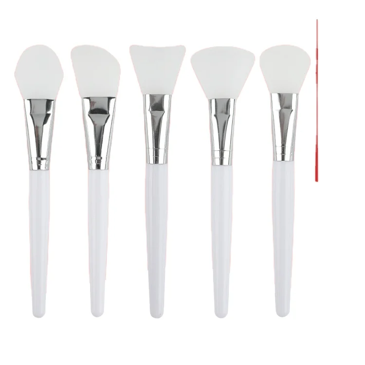 Оптовая продажа, двусторонняя силиконовая щетка Yaeshii для лица, силиконовая пластиковая щетка с ручкой, мягкая силиконовая маска для лица, щетка-аппликатор