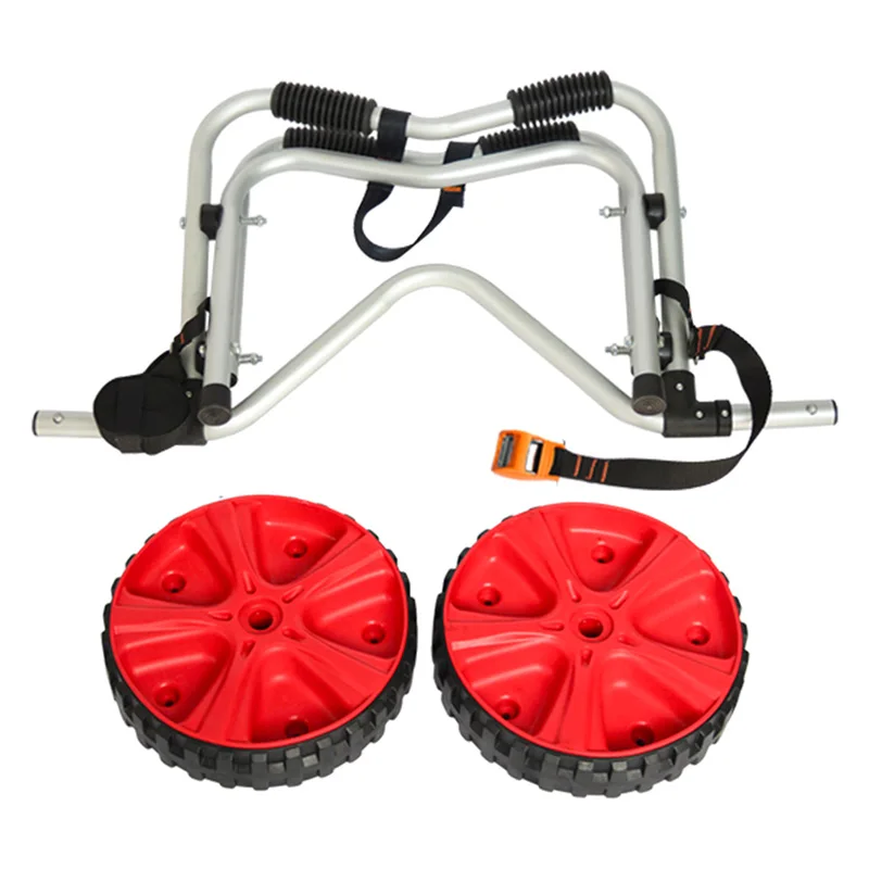 Aluminum kayak carrier cart