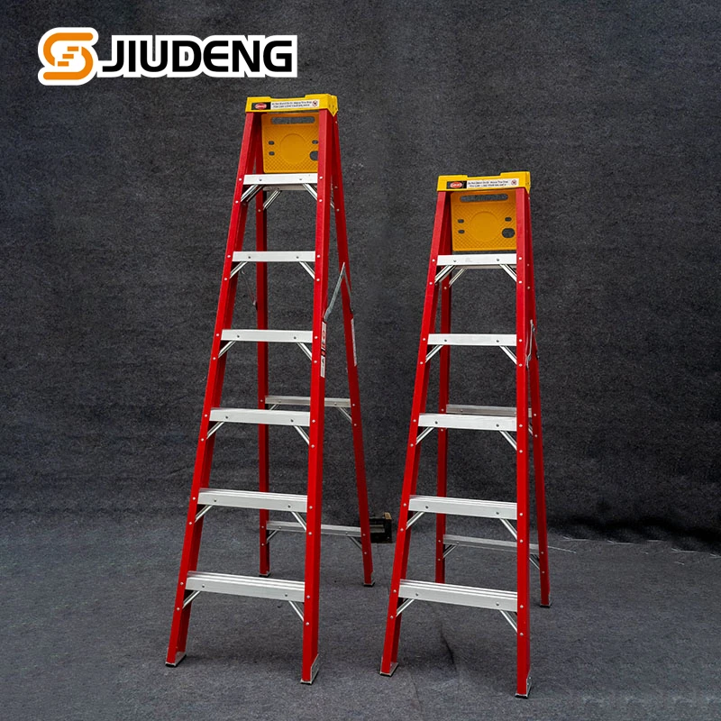 FRP Folding Ladder 4 6 8 10 12 Foot Fiberglass A shape Insulation Ladder