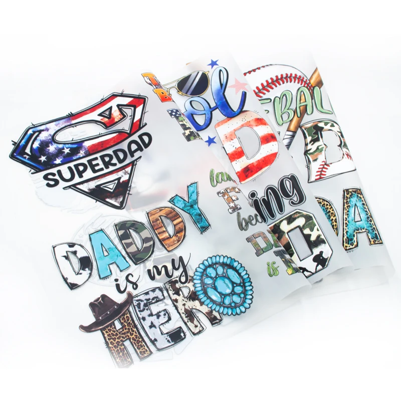 Custom T Shirt Screen Matte Clear Film Screen Print Heat Dtf Transfer Film Patches Heat Transfers For T-shirts