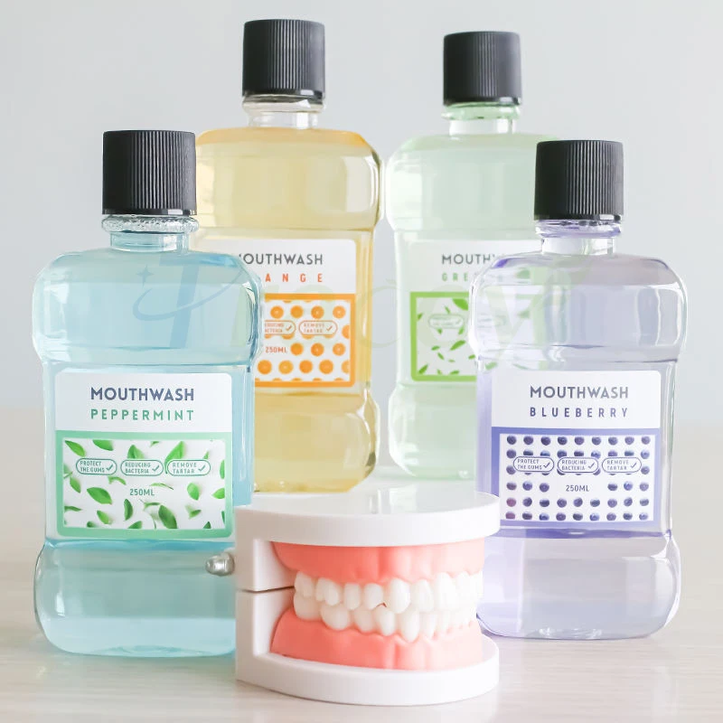 Оптовая продажа, частная марка, жидкость для полоскания рта, натуральные органические персиковые фрукты, уход за полость рта, чистый специфический запах, жидкость для полоскания рта