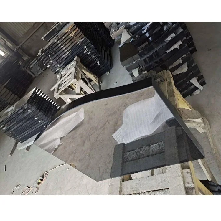 European Hot Sell Luxury Black Granite Angel Style Tombstone Products Factory Directly With Cheap Price