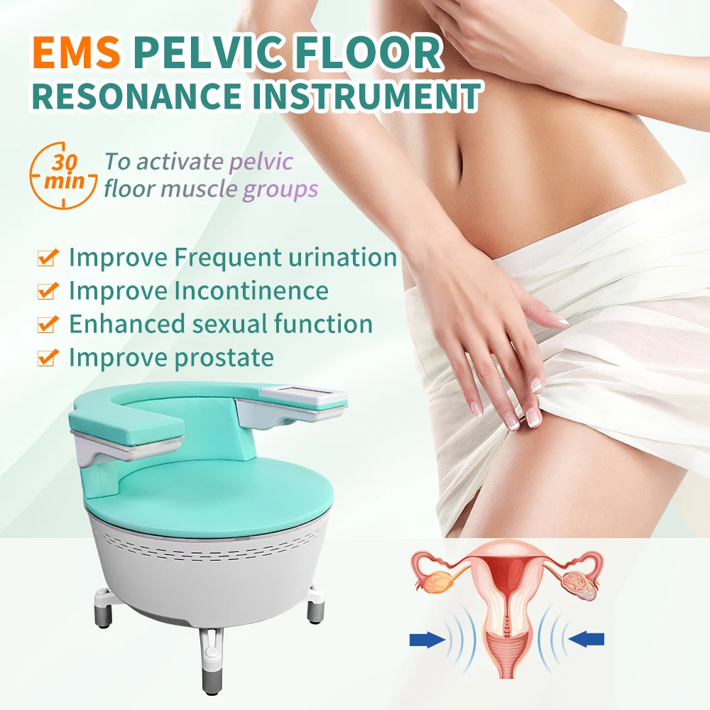 High Quality EMS Pelvic Floor Muscle Repair Chair Pelvic Floor Exercises For Women 7 Tesla Ems Incontinence Pelvic Floor Chair