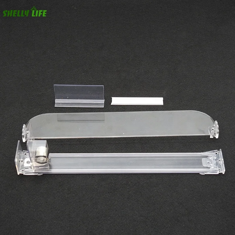 wholesale Auto-Feed retail spring Plastic supermarket Shelf Pusher System for
