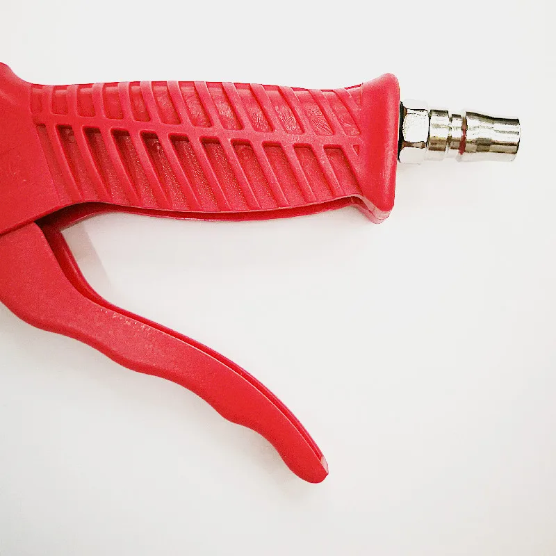 
Air Blow Gun Plastic Dust Gun with High Strength Stainless Steel Pipe -Strong Concentrated Nozzle Rubber Cap 1/4 PT STEEL 255mm 