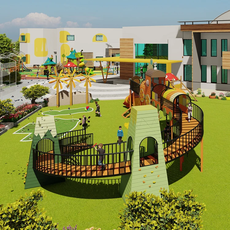 COWBOY international kindergarten playground set  outdoor play equipment for play school