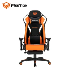 Ergonomic Leather Swivel Recliner Leg Rest 4D Armrest Office Game E-sport Computer Racing Gaming Chair With Footrest