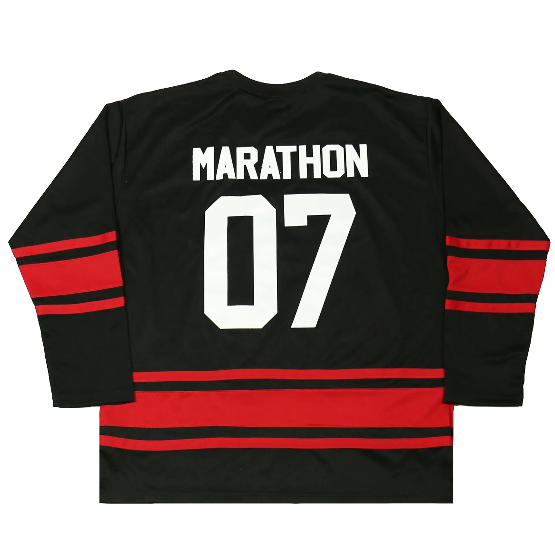High quality vintage funny sublimation embroidered long sleeve custom man ice hockey jersey