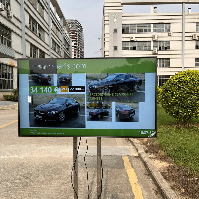 55inch Outdoor High Brightness Sports Event Scoreboard Display with Aviation Case