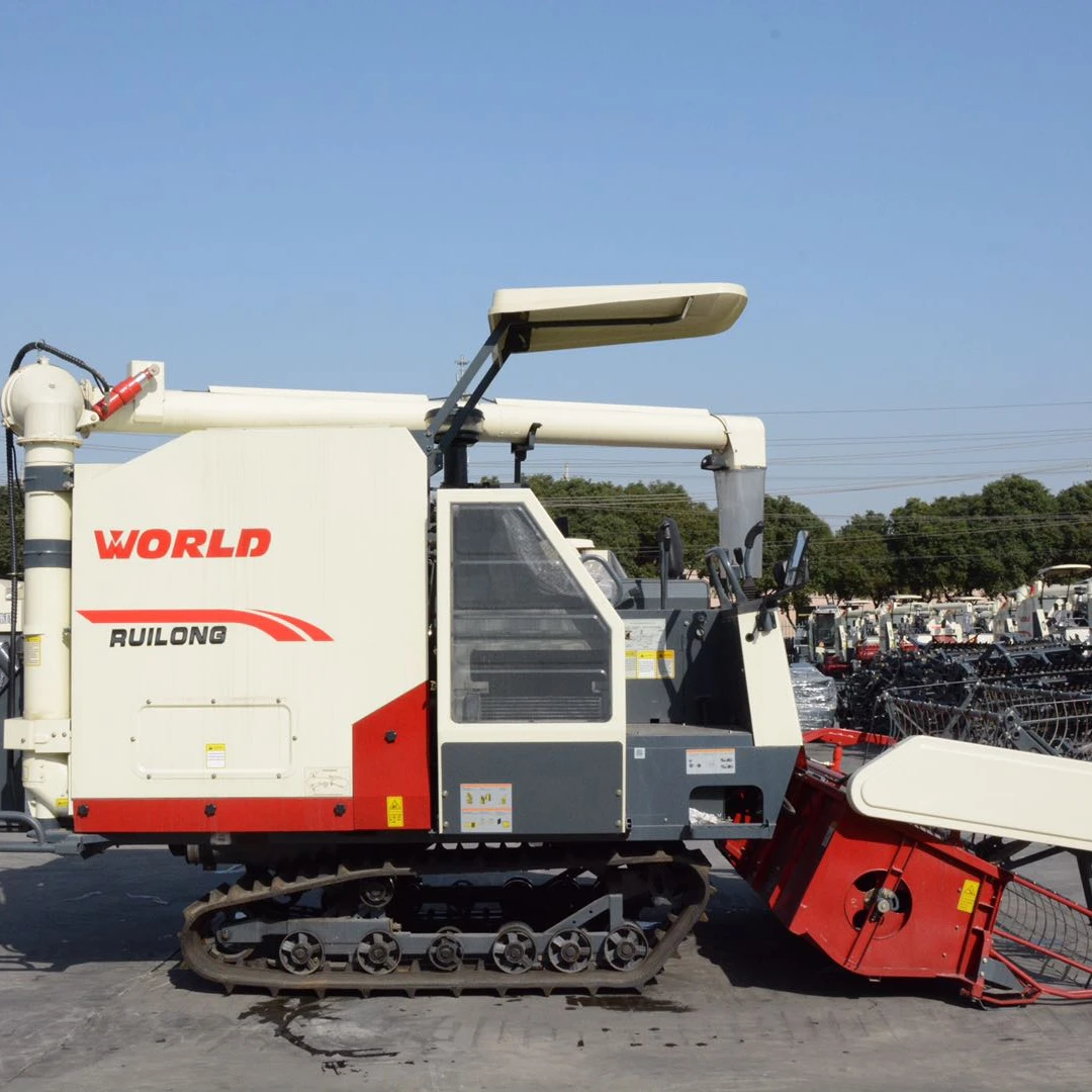 Agriultural 90% new World 4.0e 88HP rice and wheat combine