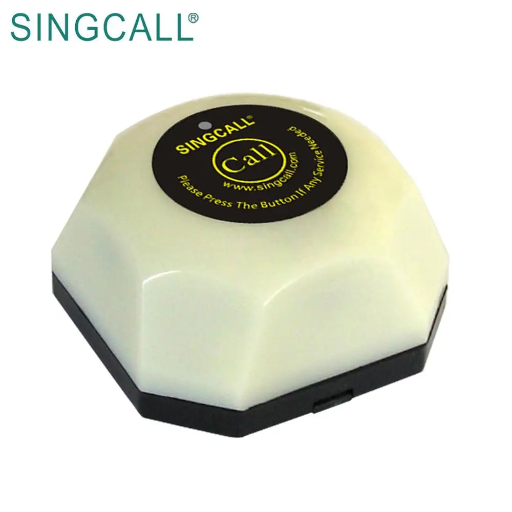 SINGCALL restaurant order device wireless waiter calling button