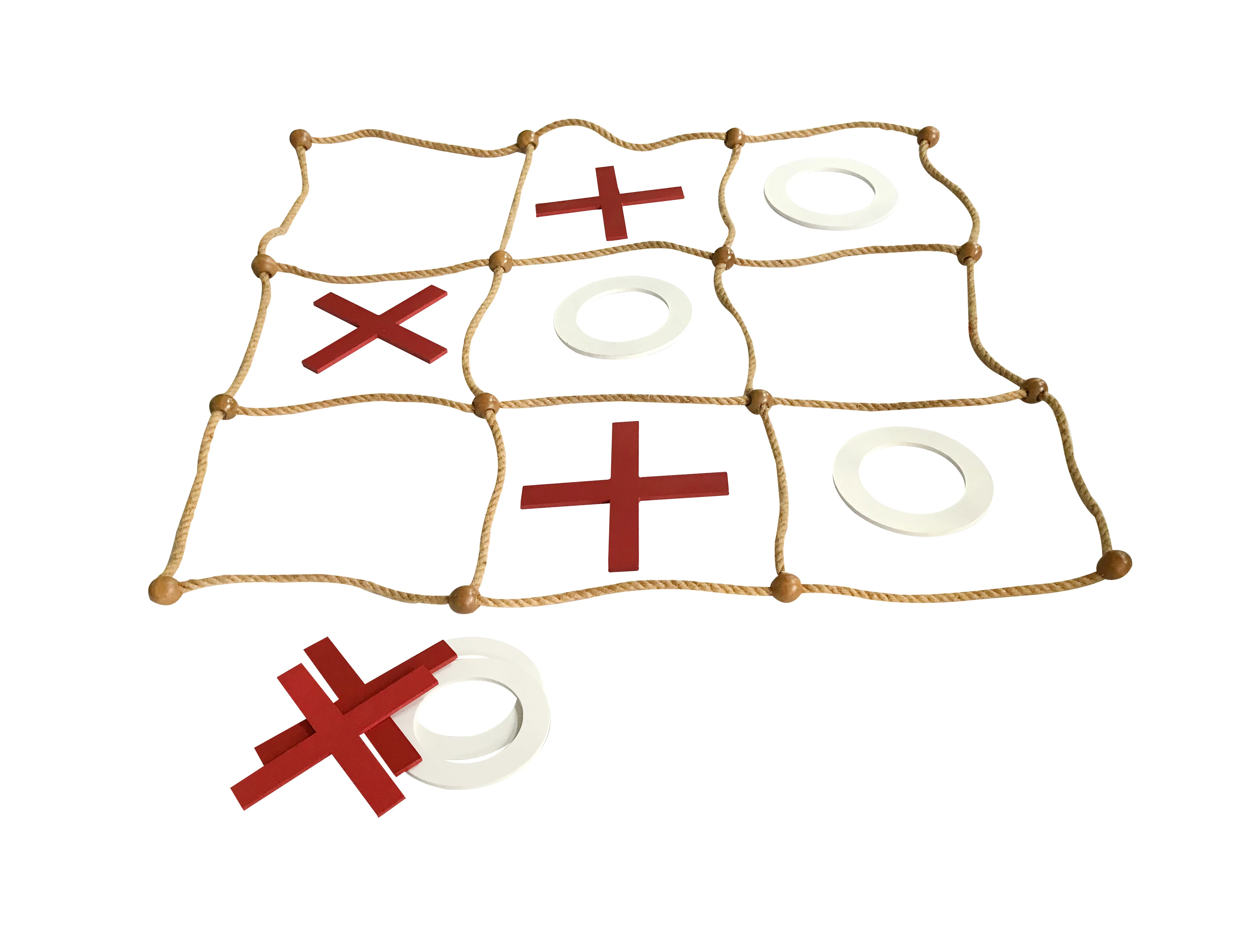Giant Tic Tac Toe игра на открытом воздухе спортивная веревочная настольная для детей