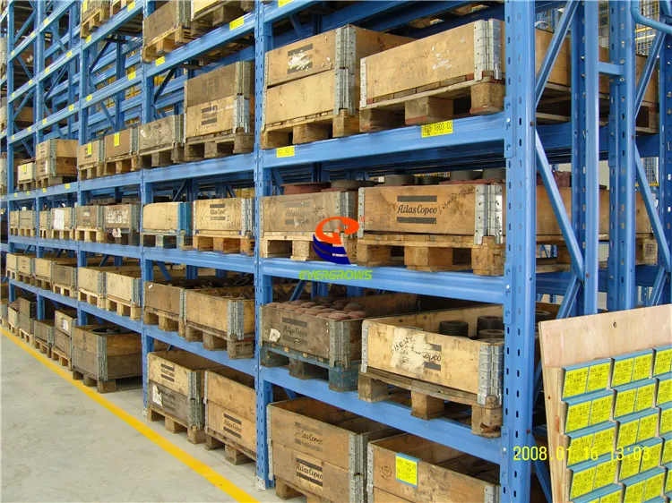 Yongwang Adjustable Flexible Steel Shelf Shelving Pallet Racking Roll Forming Machine Heavy Duty Pallet Racking Beam Rack