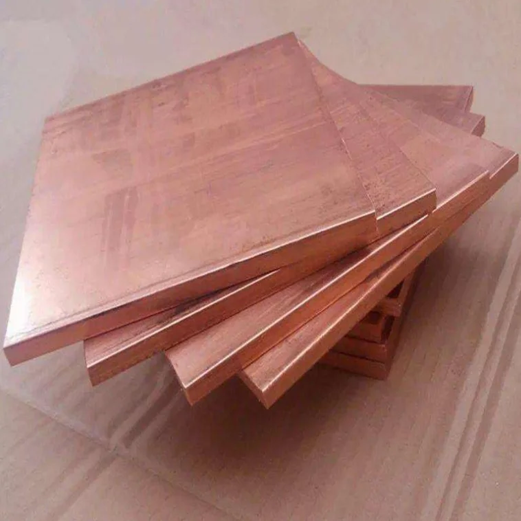 Red 99.9% Pure Copper Plate CZ108/C10100/C12200 3mm 4mm Thickness 4X8 Copper Sheet Price