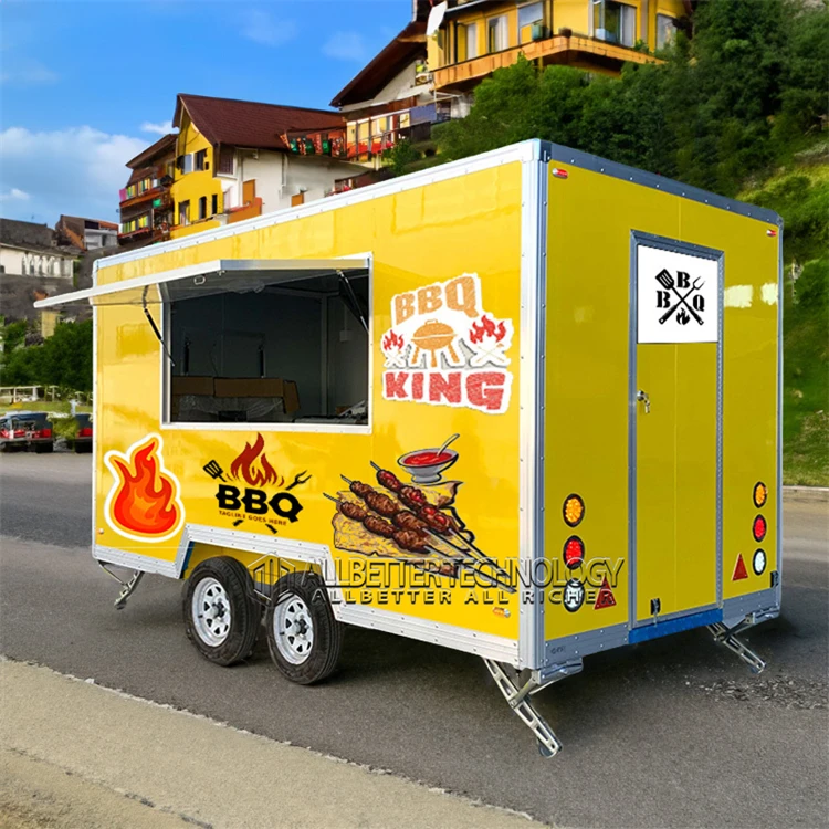 Allbetter Catering Concession Mobile Kitchen Fully Equipped Mobile Bar Coffee Food Truck Trailer Food Trailer