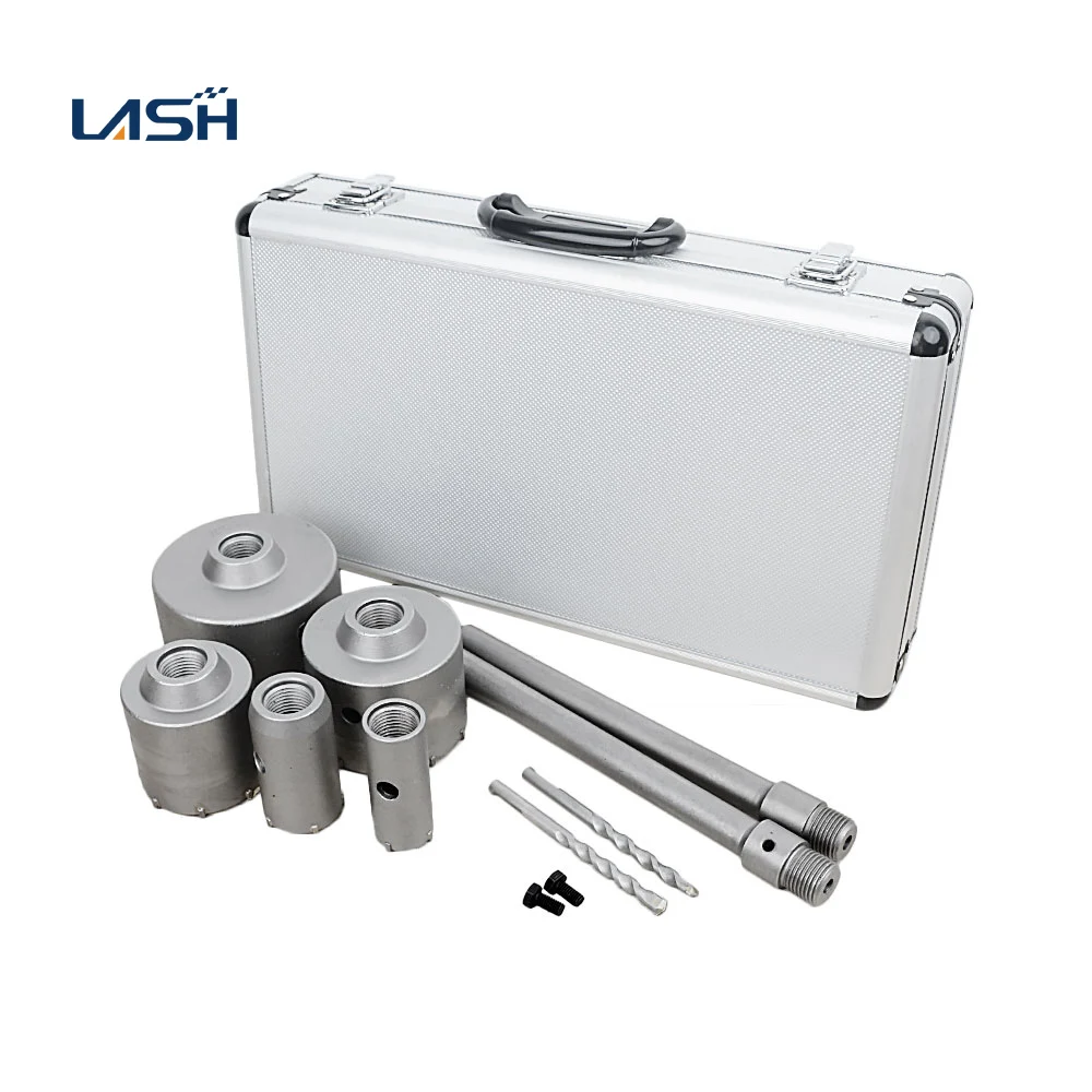 9 шт., сверло для бетонной цементной каменной стены 30-100 мм