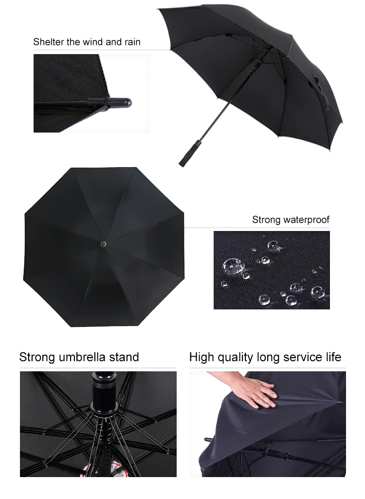 long stick dome transparent clear POE PVC plastic umbrella for rain