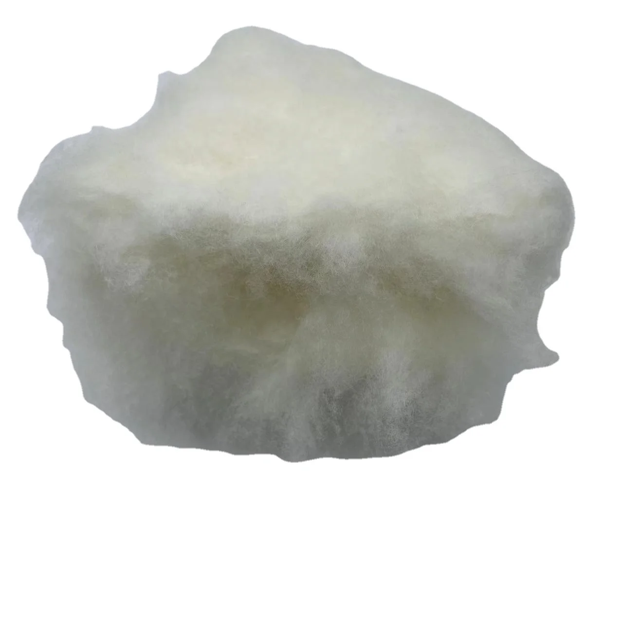 Best quality natural carded sheep hair 100% sheep wool dehaired wool fiber for spinning yarn