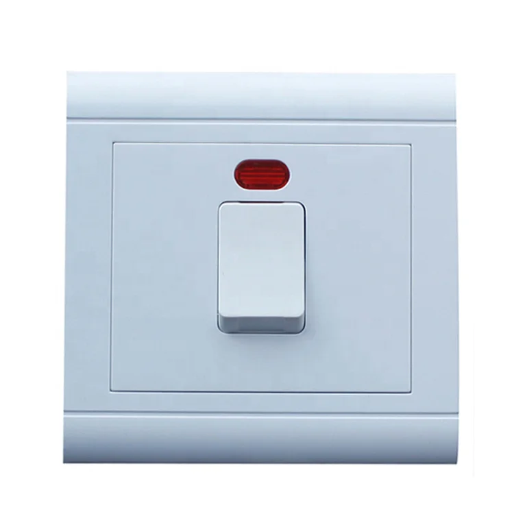 20A DP Double pole Switch with Neon Switch Light wall switch