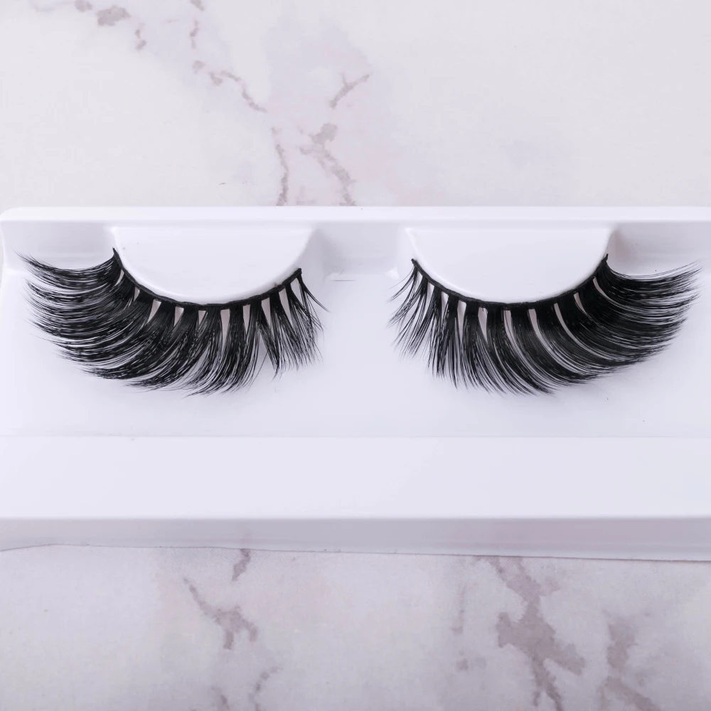 Yiernuo Angel Wings Natural False Eyelashes Vendor Wholesale Price Custom Eye Lash strip eyelashes winged eyelash