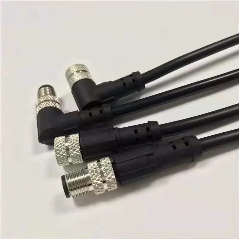 waterproof 3P/5P/6P/8PIN cable Electric field assembly circular automotive panel M8 connector