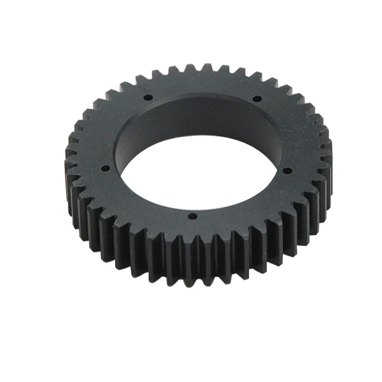  GManufacturer индивидуальный двигатель пластиковый нейлоновый POM HDPE MC PA66 черная прямозубая