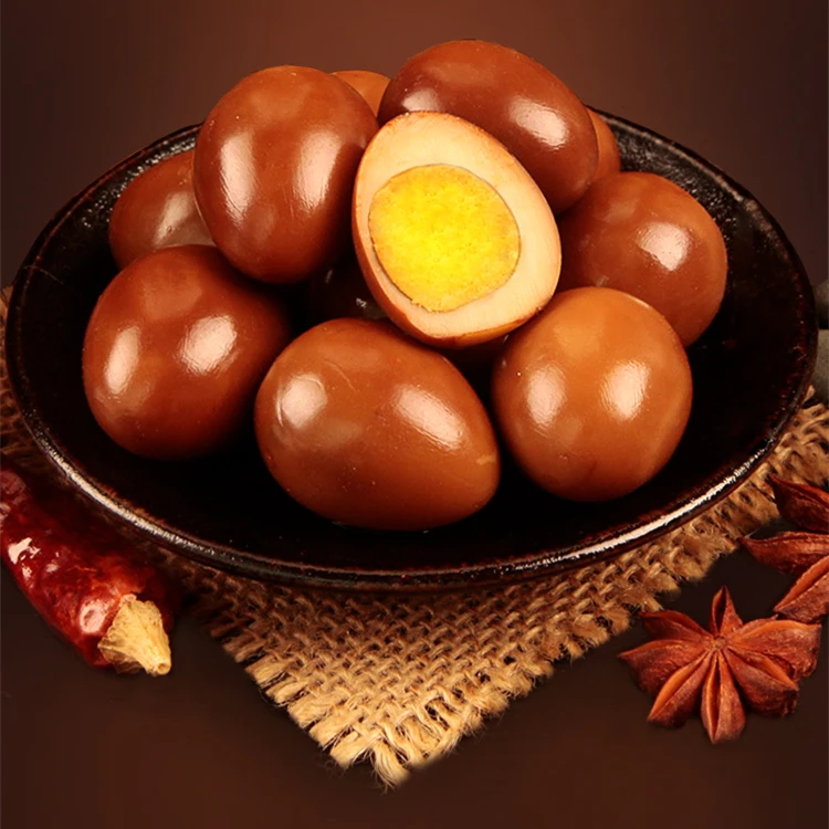 Wholesale Shop OEM 120g Spicy Food Pickled Quail Eggs Spicy Snacks Peeling Boiled Quail Eggs Snack foreign snacks