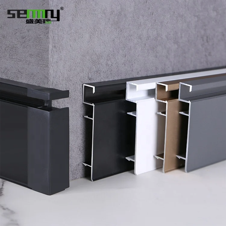 Aluminium led skirting board moisture proof skirting board decorative wall skirting baseboard floor skirting board baseboard