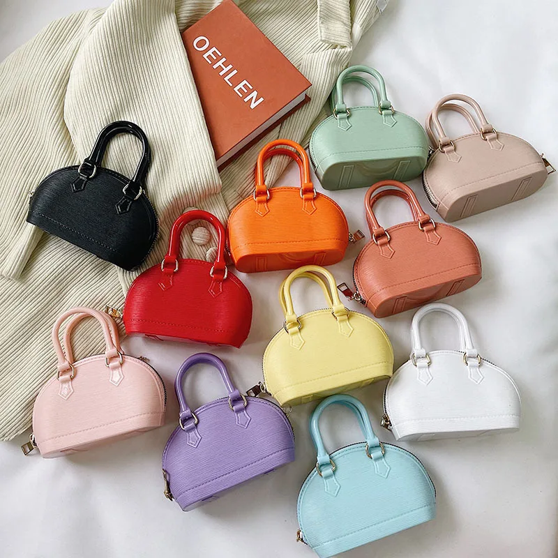 2022 Factory Cheap Wholesale Sac a main femme Women Candy Girl Crossbody Tote Bag Kids Jelly Purse Shell Mini Purse And Handbag