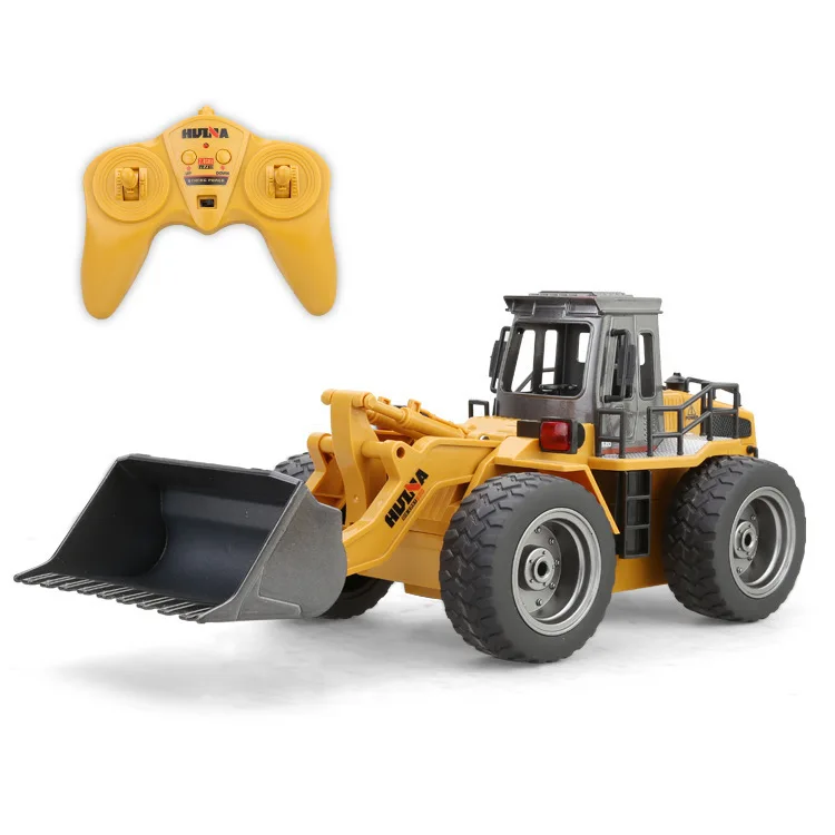 HUINA 1520 Rc Car Excavator Truck 2.4G Radio Controlled Bulldozer Dumper Model Engineering Car Toys For Boys