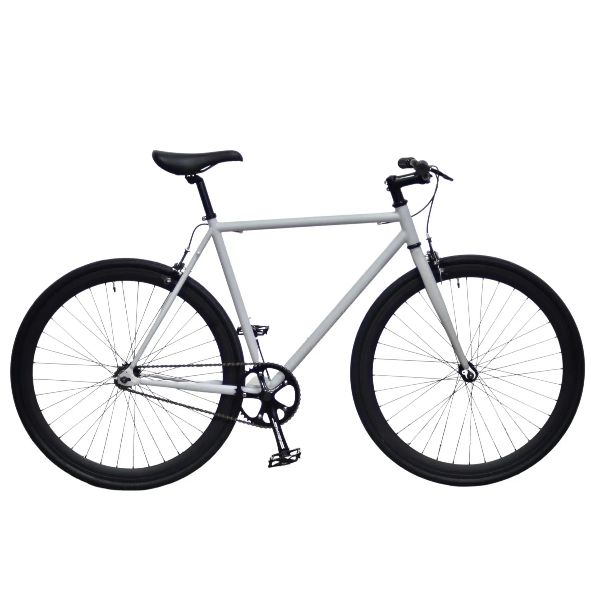 2024 wholesale price hi ten steel carbon frame oem single speed road racing urban city bicycle fixie fixed gear bike 700C