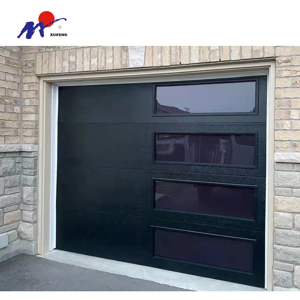 Environmental Clear American Style Electric Motor Residential Garage Door