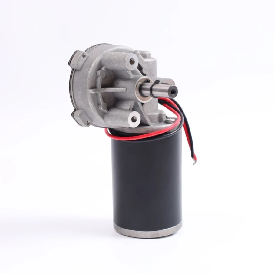 12v 24 V Hollow Shaft Worm Gear Worm Gear Motor For Electric Height Adjustable Desk Motor Mini Brush Table Lift Motor