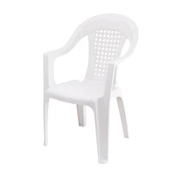 Cheap outdoor stacking bistro restaurant white plastic chair