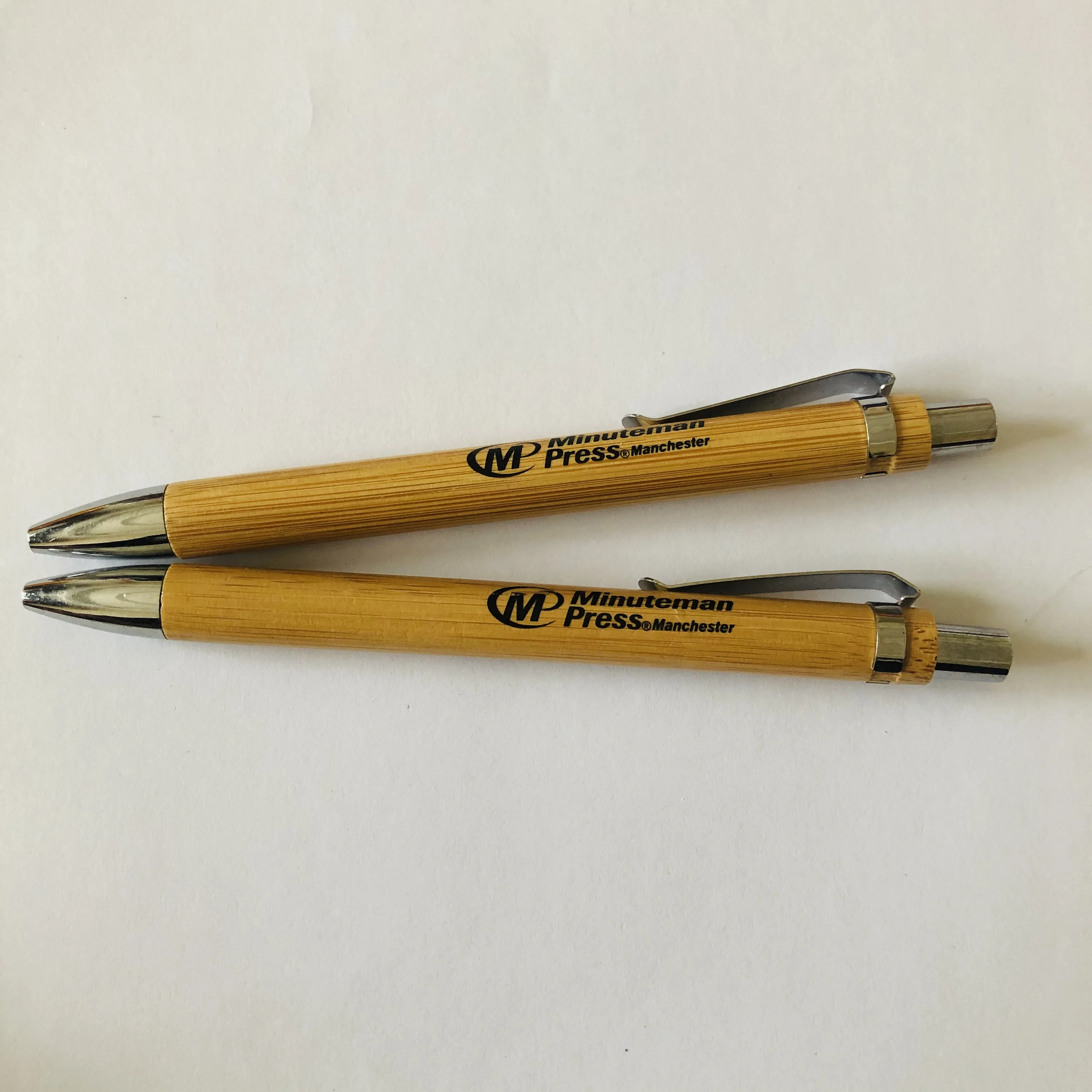 Hot selling new design eco friendly Recycled Natural luxury gift bamboo roller pen promotional bamboo pen imprint custom logo