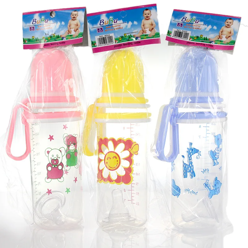250ml pp baby bottle drinking water feeding anti-fall feeding bottle custom E OM manufacturers wholesale maternal and child supp
