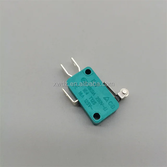 KW12 Self-reset/Momentary Micro Switch 4.8mm Copper Contact Copper Contact Roller Long Handle Short Handle