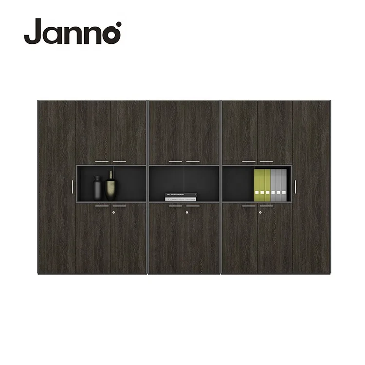 Роскошный современный офисный шкаф для хранения документов ширина 3 6 м деревянная книжная полка