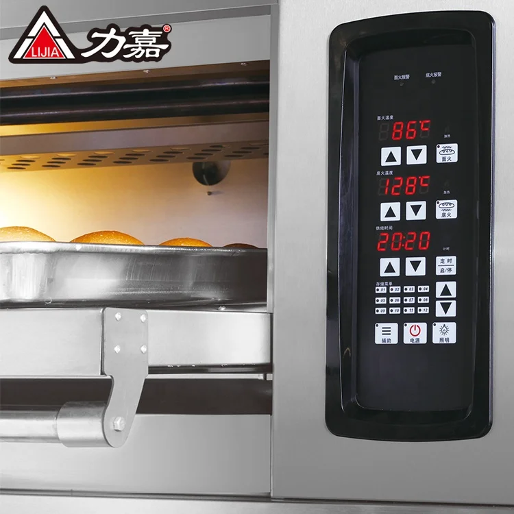 China manufacturer wholesale economic price 3 deck bakery equipment electric deck oven with steam