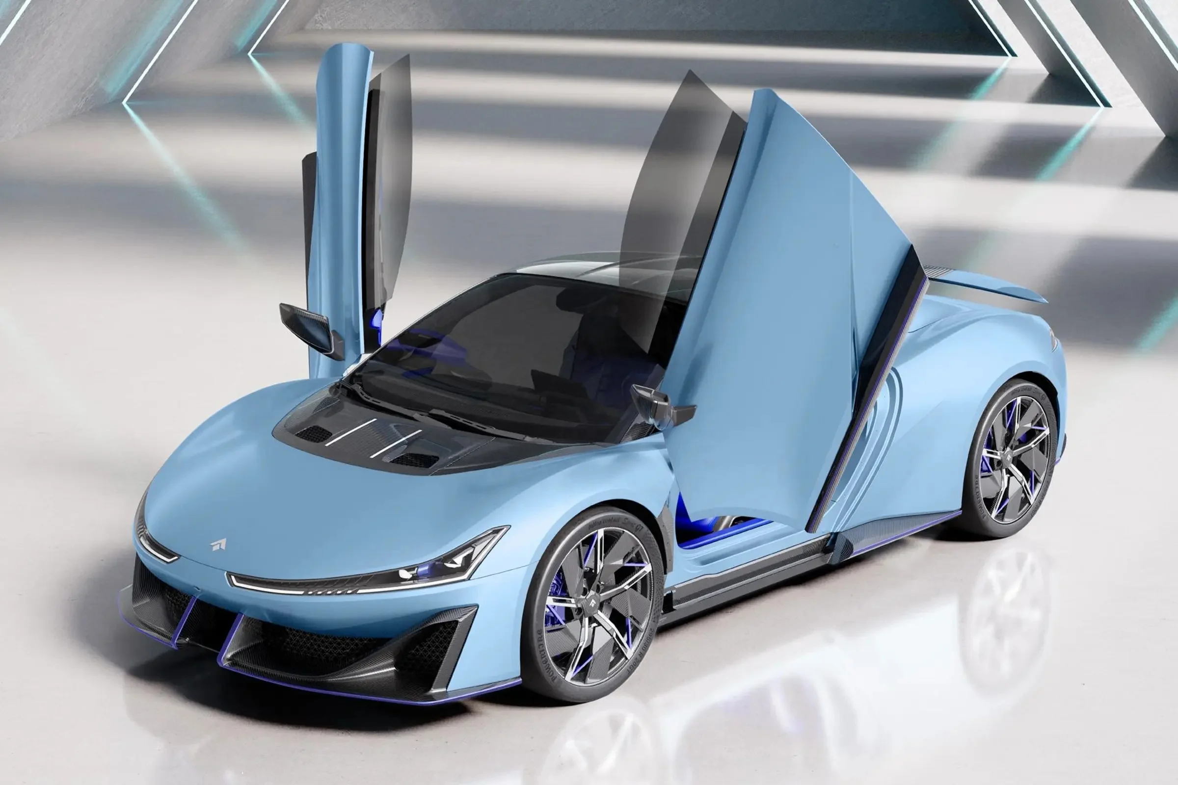 Дешевый китайский Кабриолет AION HYPER SSR 2023 2-дверный высокоскоростной роскошный электрический спортивный автомобиль для взрослых