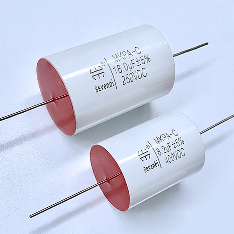 Polarized Non Polar High Frequency Capacitor Polypropylene Film Capacitor 400V Audio Frequency Divider/ Circuits China White Red