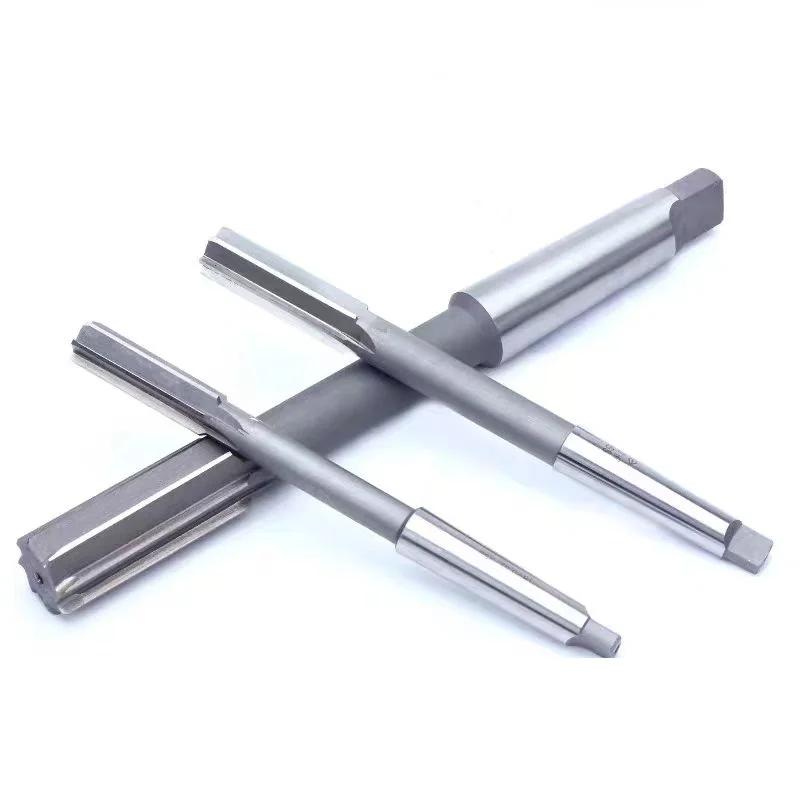 Straight handle H7 machine reamer white steel extended blade reamer machine high speed steel high precision reamer 6-10.9