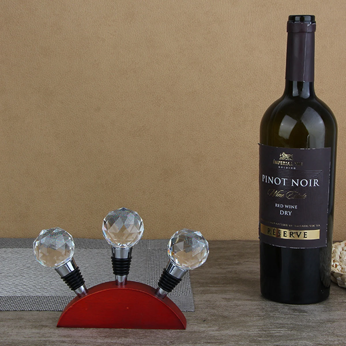 Customized Diamond Crystal Golf Ball Wine Stoppers For Wedding Decorative Bar Tools Accessories Wholesale Crystal Wine Stopper