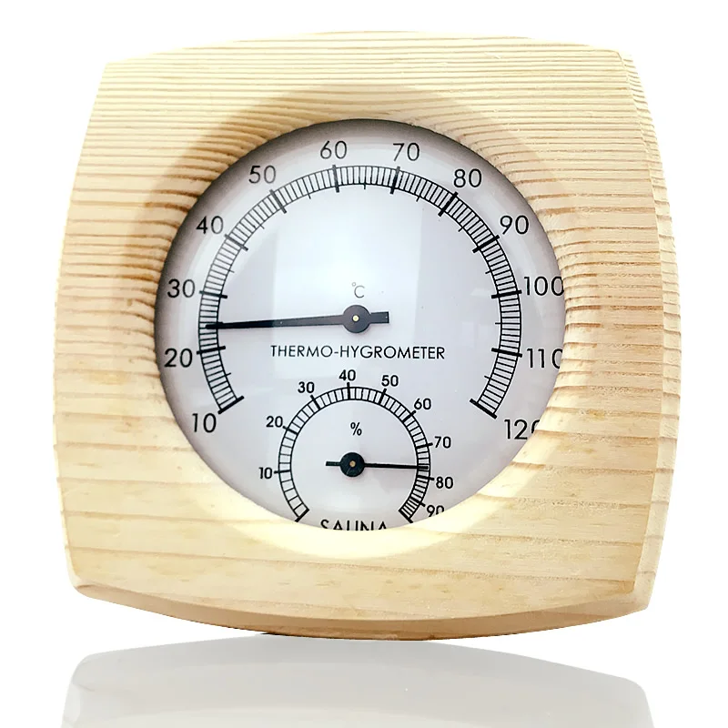 Wood Sauna Thermometer High Quality Hygrothermograph Thermometer Hygrometer Humidity Measurement for Sauna Room